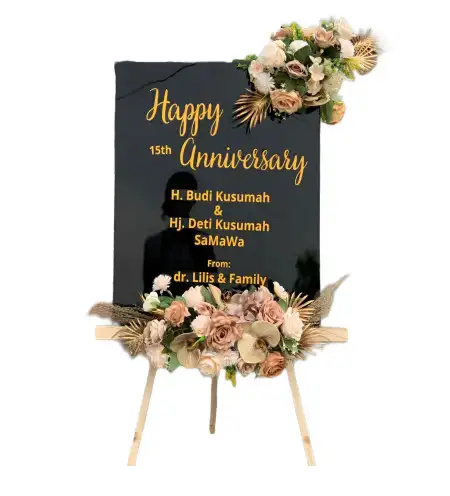 Papan Bunga Akrilik Harjatani